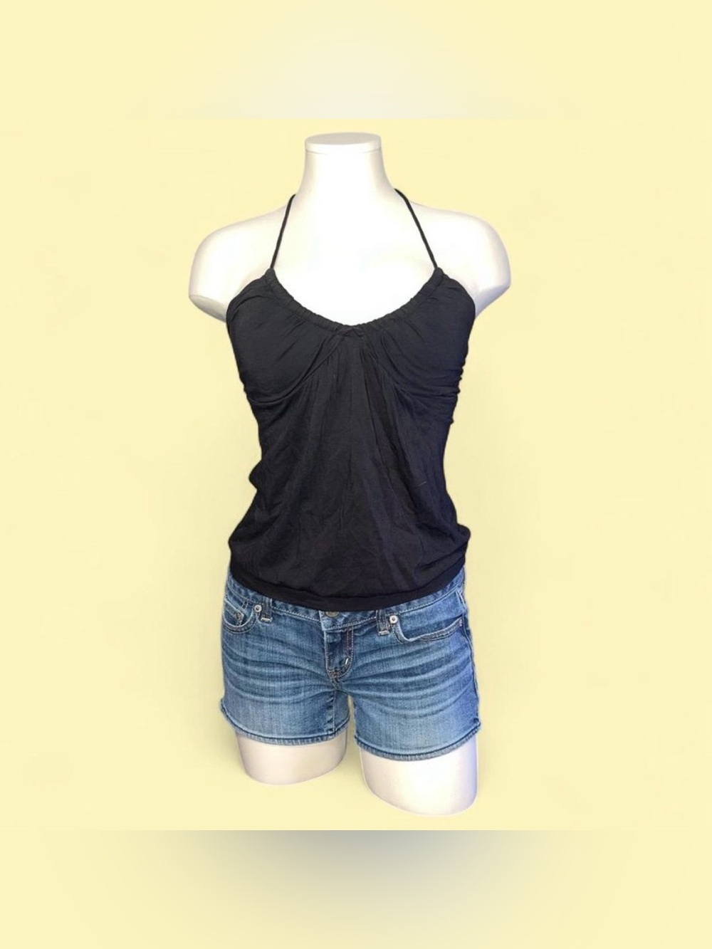 Victoria's Secret Black Halter Camisole Top